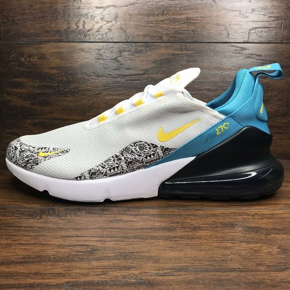 Nike Air Max 270 N7 White Yellow Black Anthracite - Picture 4 of 5